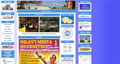 Desktop Screenshot of mestohroznetin.cz